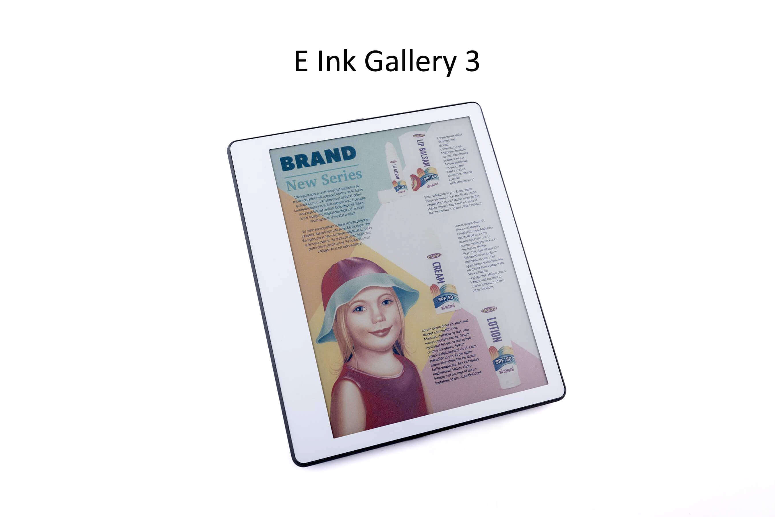 E Ink announces next-generation color ePaper, E Ink Gallery 3